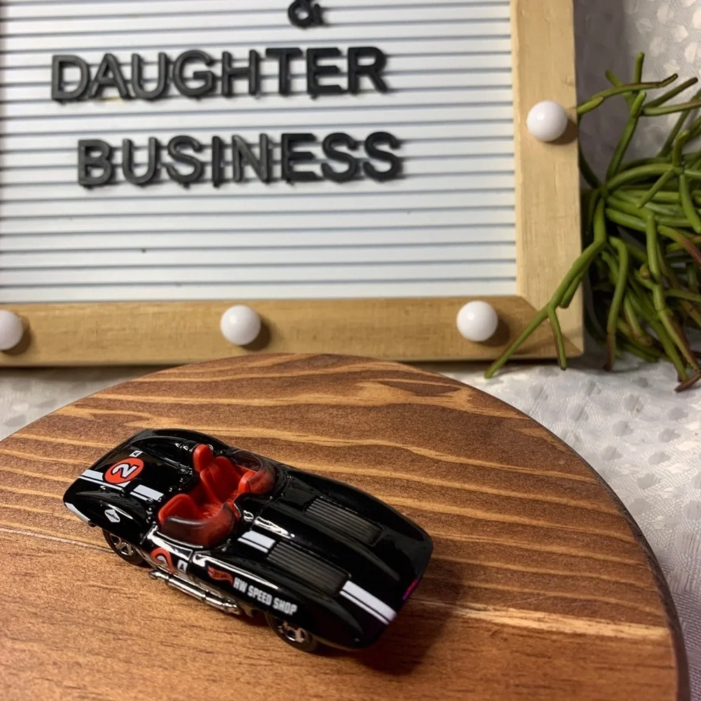HOT WHEELS CORVETTE STINGRAY CONVERTIBLE ~ BLACK WTH 